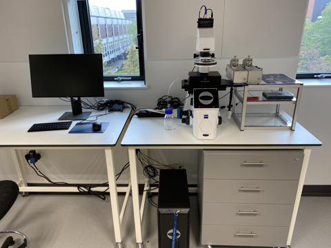 Imaging cytometry system for mechanical phenotyping at University of Strathclyde