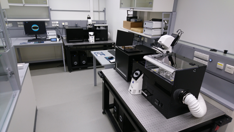 Real-time deformability cytometry system used for label-free cell analysis at Max Planck Institute for the Science of Light Erlangen