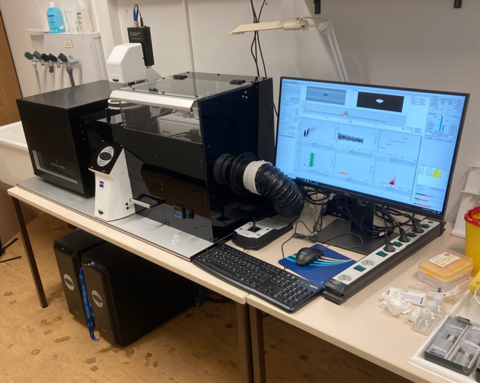 Label-free cell mechanics measurement system at Saarland University