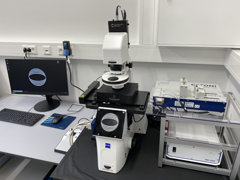 RT-DC system at Max Planck Institute for Medical Research Heidelberg